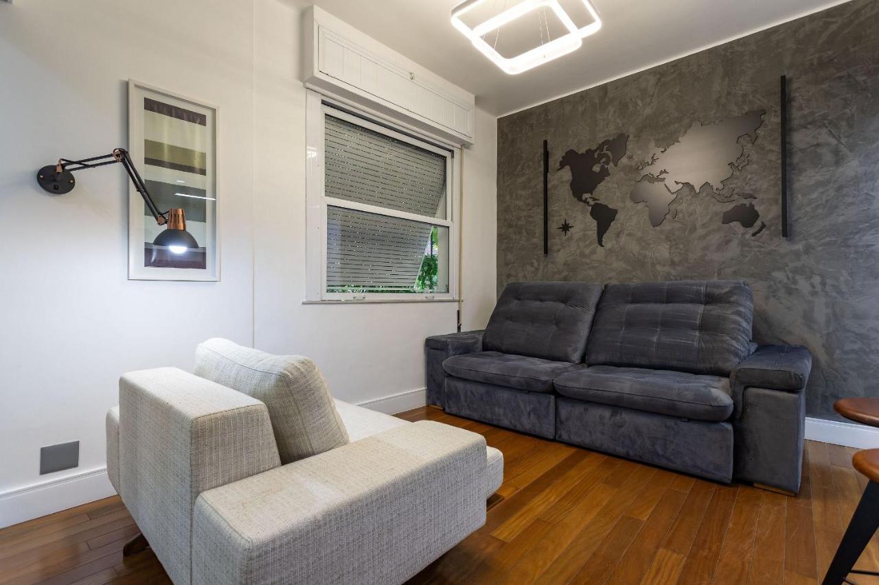 Apt Charmoso Completo Com Ar Condicionado No Leblon Rio de Janeiro Exterior foto