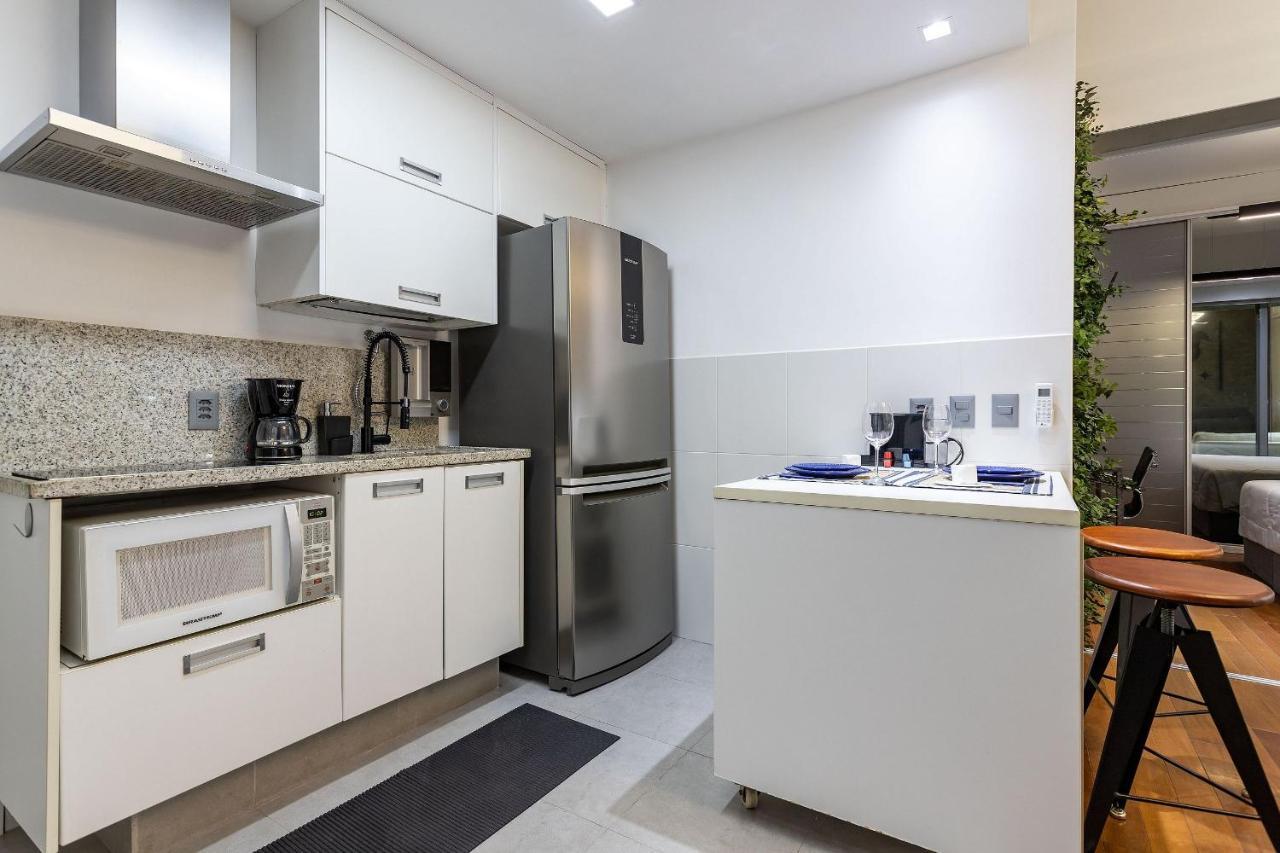 Apt Charmoso Completo Com Ar Condicionado No Leblon Rio de Janeiro Exterior foto