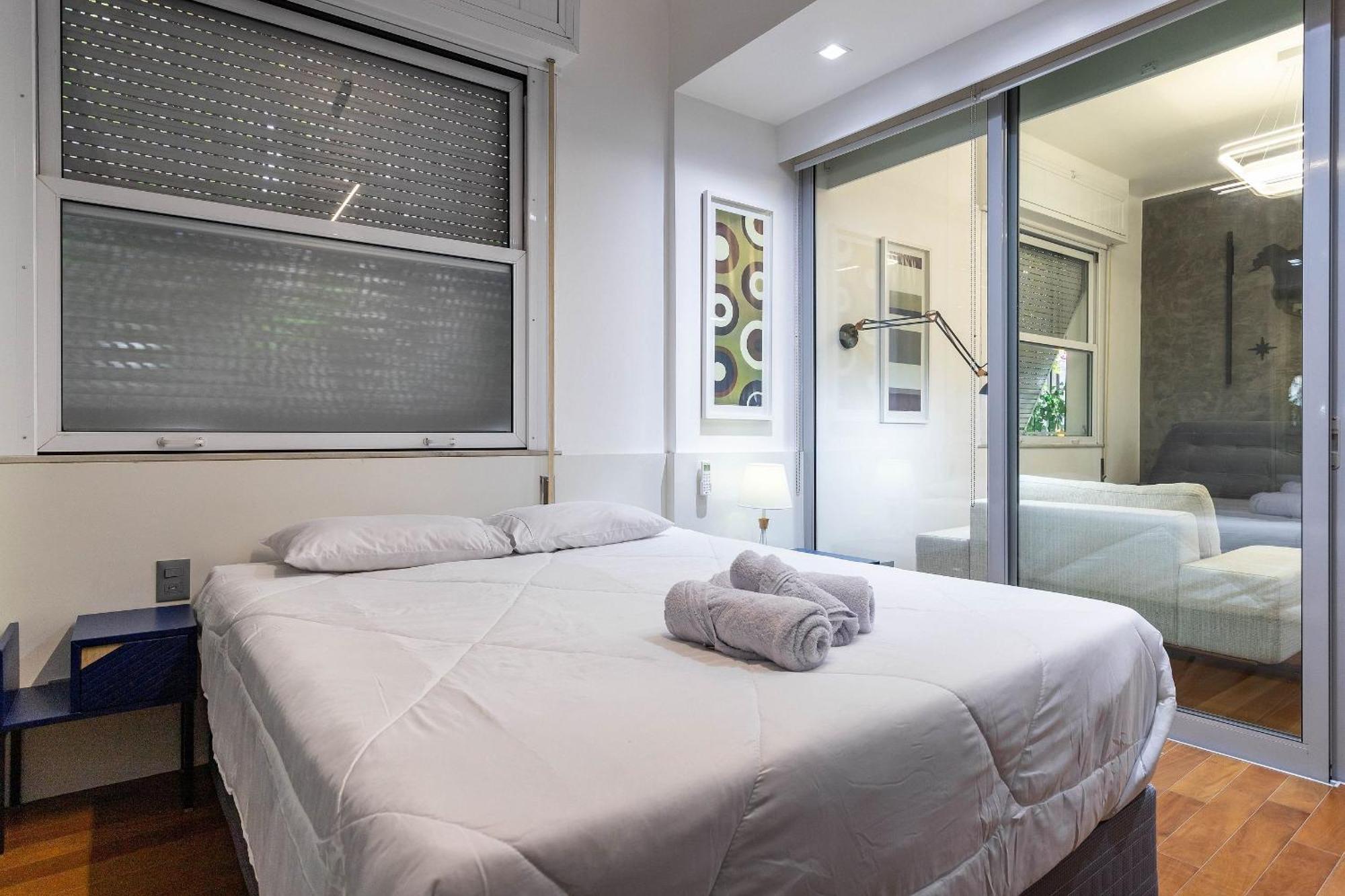 Apt Charmoso Completo Com Ar Condicionado No Leblon Rio de Janeiro Exterior foto